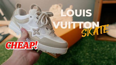 The best REP Louis Vuitton Skate Beige Sneaker Review (they 